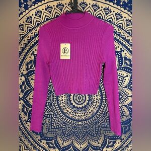 Bimozi Women's Vibrant Purple Crop Top